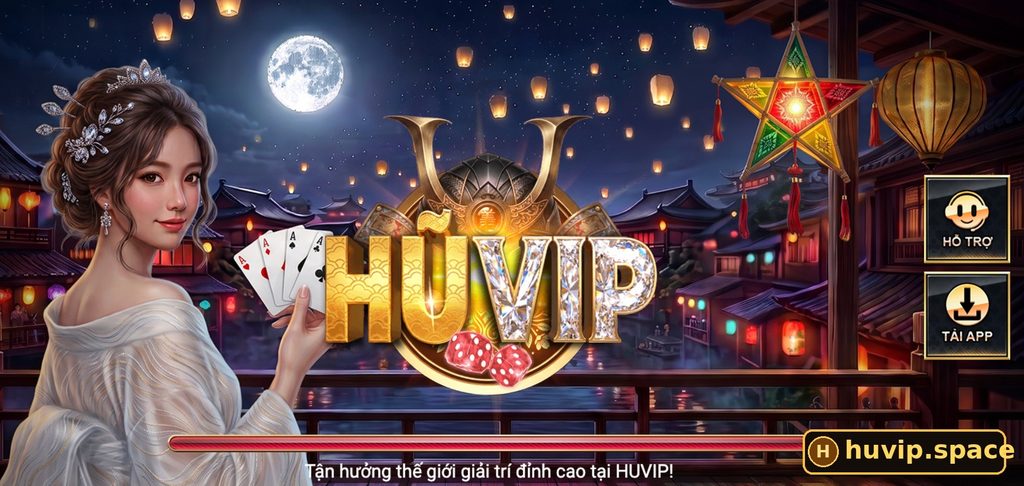 Giao diện HUVIP khi truy cập trước bước đăng nhập